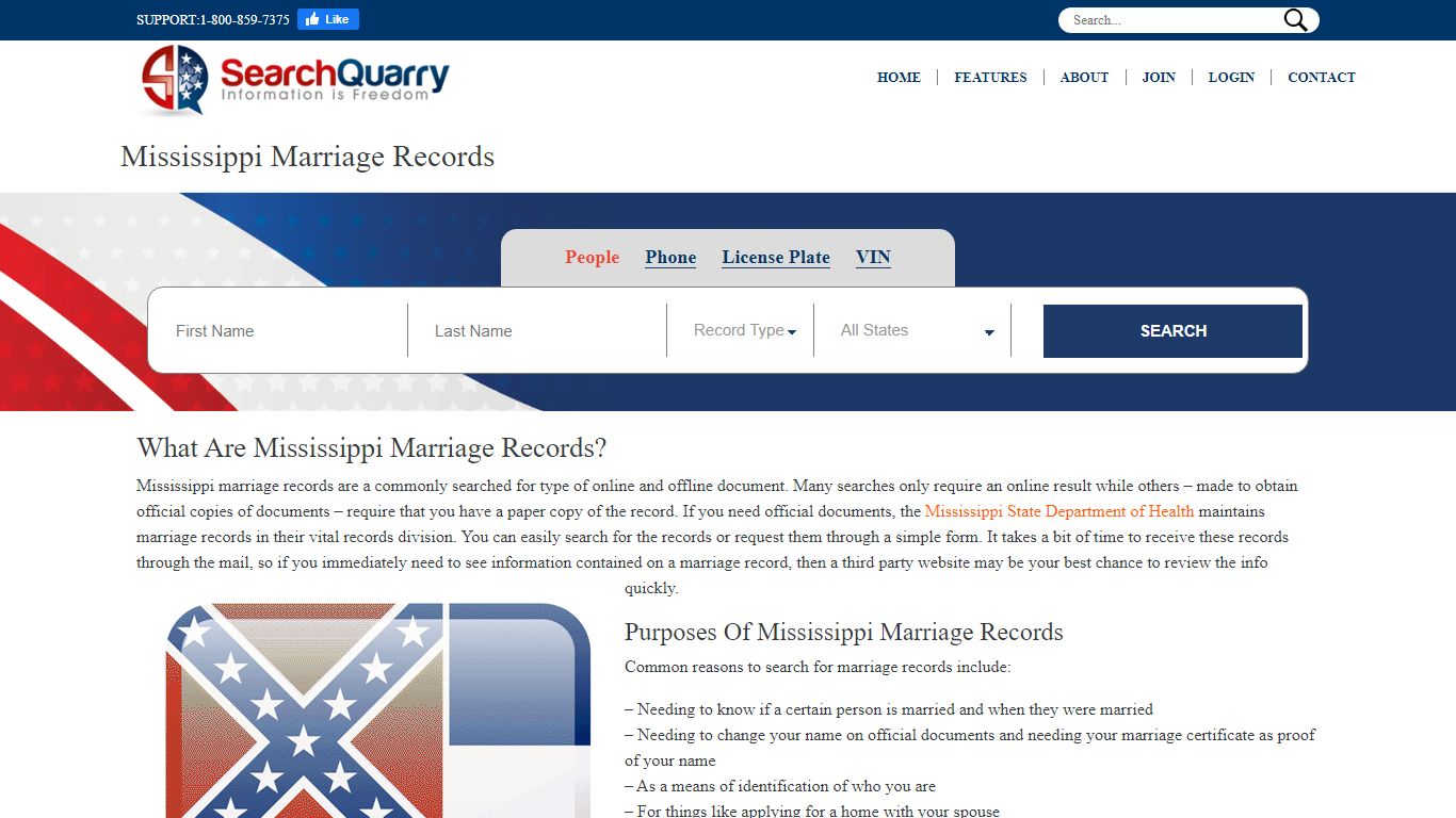 Free Mississippi Marriage Records | Enter Name & View ...